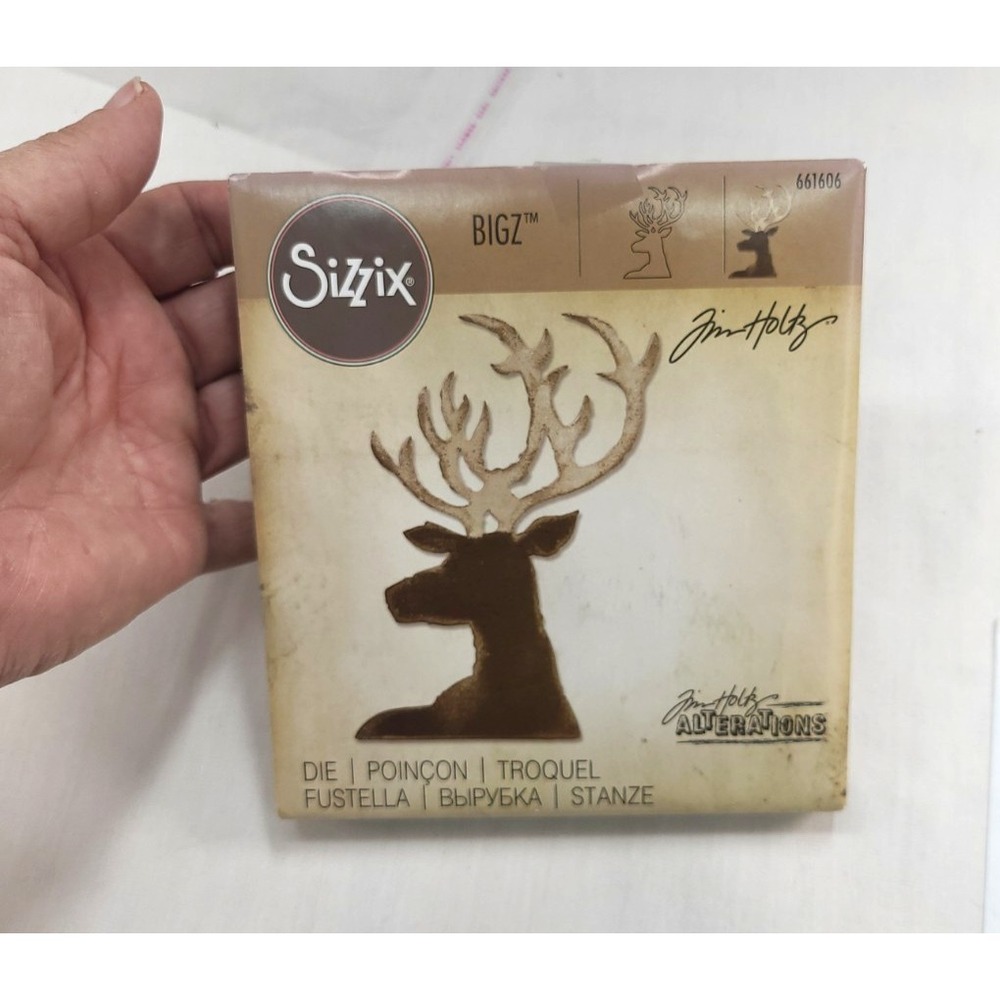 NEW Tim Holtz Alterations Sizzix BIGZ DASHING DEER 661606